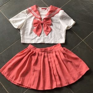 Adorable anime/costume/school girl outfit